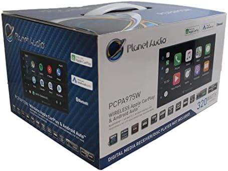 Planet Audio PCPA975W Стерео Систем За Автомобили - Безжичен Apple CarPlay Android Auto, 6,75 Инчен Двоен Din, Екран На Допир , Bluetooth Главна
