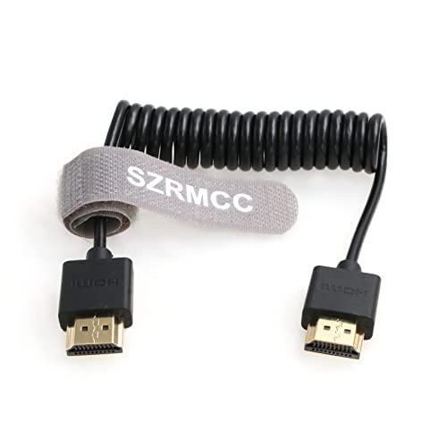SZRMCC 8k HDMI 2.1 Кабел HDMI ДО HDMI Машки HDMI Кабел Со Голема Брзина Мек Кабел ЗА SONY-Canon DSLR КАМЕРА АТОМОС Портки