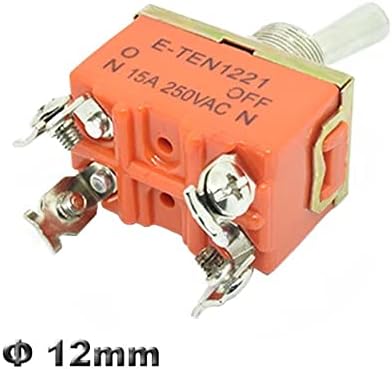 Vogoyo 1PCS 15A 250V KN3C E-TEN1322 1021 1122 1221 1321 6Pin Toggle Switch On Off SPST Switch 3pin On Off On DPDT