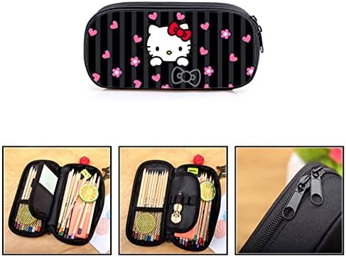 Fuinueio 17 инчи симпатичен цртан филм ранец со мачки обични ранец за патувања со торба за ручек кутија за кутии за девојчиња за девојчиња подарок
