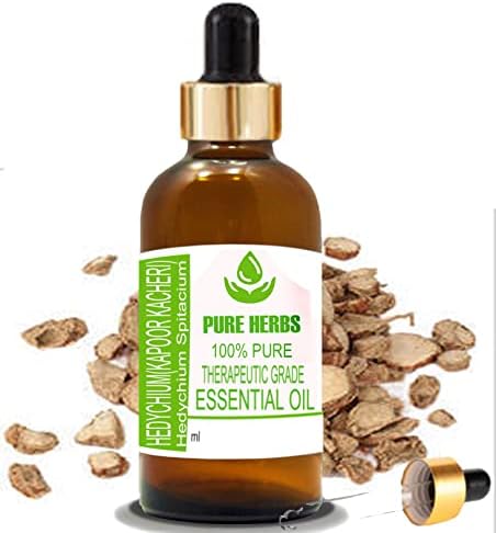 Чисти билки Hedychium чисто и природно есенцијално масло од одделение со капнување 15 ml