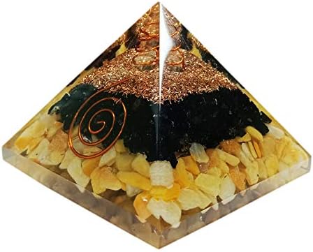 Оргон пирамида Голем турмалин и генератор на енергија од авентуринска кристална енергија ЕМФ Заштита на Медитација заздравување