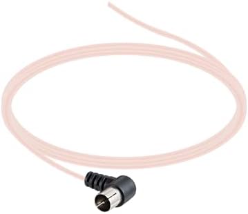 Pobady FM радио антена дипола антена 75 оми розова Т тип Внатрешна антена притискање на F Plug MALE CONNECTOR компатибилен со стерео приемник