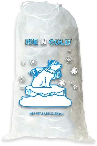 Мраз n ладно 20 lb мраз кеси со затворање на влечење | 600CT/CS | 50 микро дебелина | Преносен чувар за складирање и замрзнувач