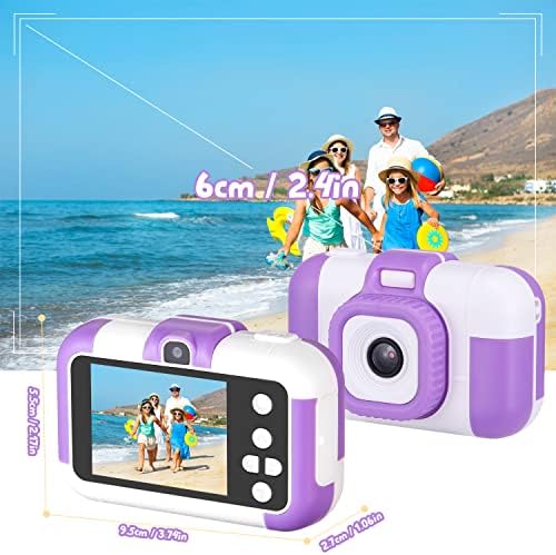 Сузијо Детска Камера, Роденденски Електронски Играчки За Деца, Надградба На Мали Деца Селфи Дигитална Камера 1080П За Возраст Од 4-7 Години