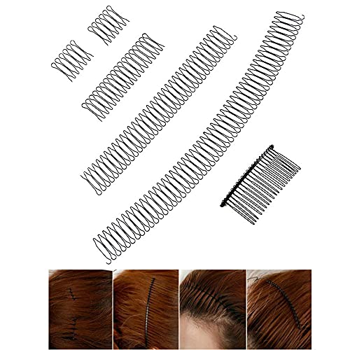 6 компјутери жени со облик на фиксаж на фиксаж за коса, невидлив вметнете чешел за мало скршено фиксирање на косата “,„ Улични клипови за