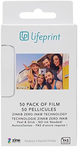 Lifeprint 30 пакет филм за Печатење Со Зголемена Реалност И Видео Печатач. 2х3 нула мастило леплива поддржан филм