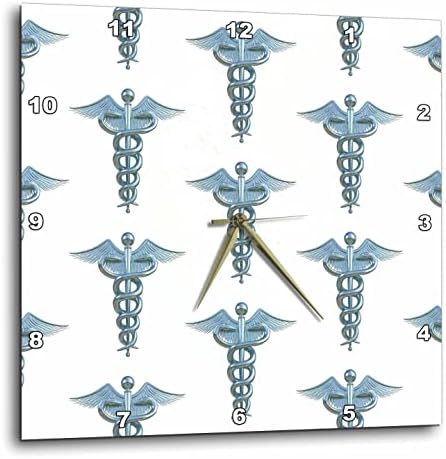 3Drose Medical Caducues Design за медицински сестри, лекари и медицински персонал. - wallидни часовници