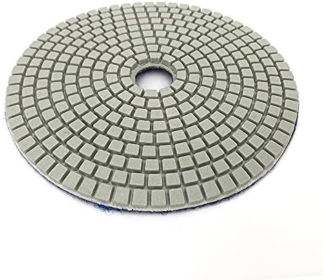 10 парчиња/сет 5инч Подлога за полирање на бела дијамант 125мм Влажни вложи за полирање за камен бетонски под со делови од Xmeifei