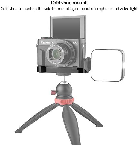 Камера Продолжување База Плоча За Канон G7X Марк III И Марк II, Лесно Хауба Видео Снимање Блогирање Додатоци Микрофон Светлина