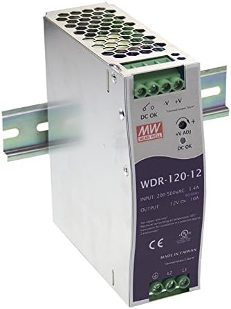 DIN Железнички PS 120W 48V 2.5 WDR-120-48 Menwell AC-DC SMPS WDR-120 Серија ЗНАЧИ Добро Префрлување Напојување