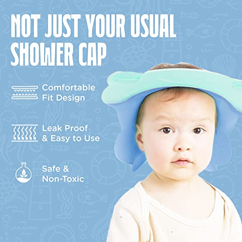 Орево дрво новороденче loveубов бебе суштинска капа за туширање капа | Бебешка капа за капа за миење на косата - педијатри во САД препорачале заштита од туширање [11 ме?