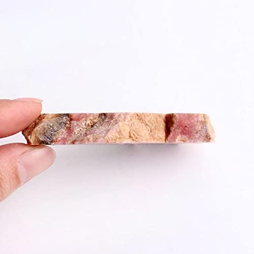 Seewudee Ag216 1pc природна ретка црвена родохрозит полиран сурова лента кристал кварц карпест камен примерок минерали скапоцени камења