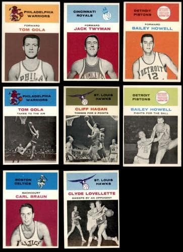 1961-62 Флеер кошарка Комплетен сет 5 - екс - Комплетни комплети во кошарка