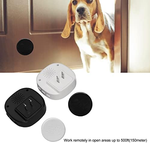 Acogedor Безжични Кучешки Ѕвона На Вратите, Ѕвона За Кучиња За Обука На Тенџере, Ѕвонче На Вратата На Кучето Со Копче За Допир Отпорно На