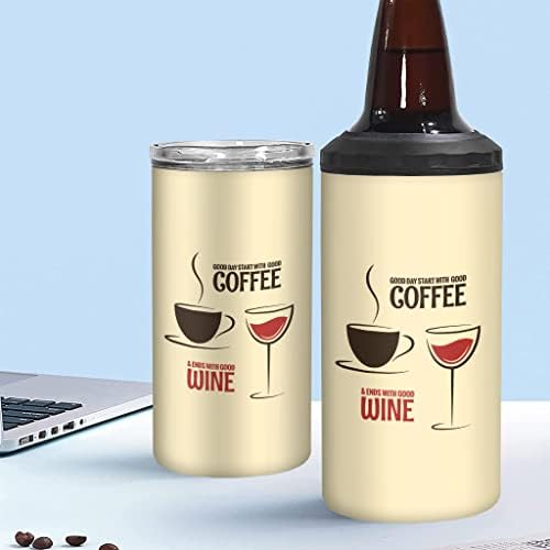 Вино кафе изолирано тенок може да се полади - печатено конзерва поладно - графичко изолирано тенок може да се полади