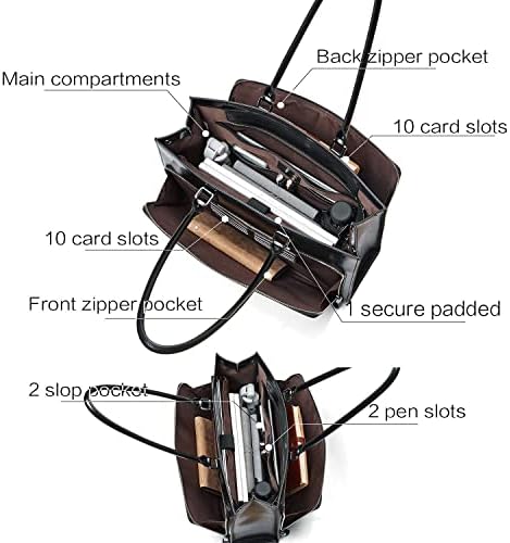 Кожна чанта од Бостантен за жени гроздобер 15,6 инчи и кожен лаптоп тота канцеларија рамо чантата гроздобер чанта 15,6 инчи компјутерска
