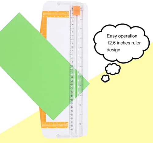 Мал секач за хартија A4 Точно сечење 12.6in Владениот дизајн мулти -цел тример за хартија за канцелариски училишен дом