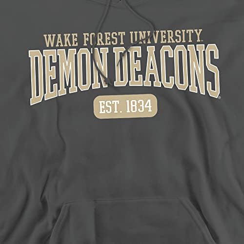Wake Forest Demon Deacons Official Est. Датум унисекс, заптивка за возрасни за влечење на возрасни