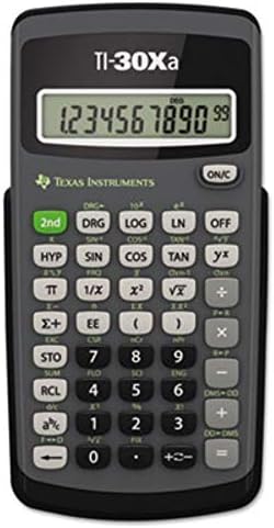 Тексас Инструменти 275842 Тексас инструменти TI-30XA 10-цифрен научен калкулатор Црно