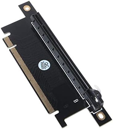 Конектори PCI Express 16x Riser PCIe Graphics Card 90 степени адаптер за 1U/2U домаќин 4/6CM LX9B -