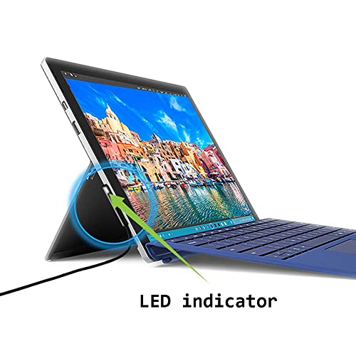 MQDith Surface Connect со USB C за полнење кабел компатибилен со Microsoft Surface Pro 7/6/5/4/3, Surface GO 2/1, Површински лаптоп