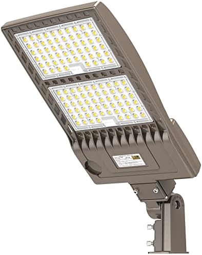 480v LED Паркинг Светло 320w 44,800 LM Со Прилагодлив Монтер ЗА Лизгање Ul DLC Наведени 5000K Led Shoebox Улица Пол Пол Светлина поплава светлина