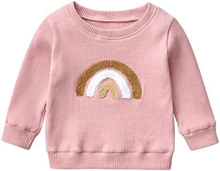 Кулцери новороденче момче девојче Виножито џемпер екипаж џемпер со џемпер со долги ракави кошула есен зимска облека