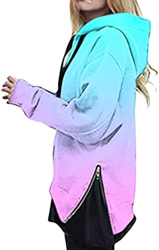 Queshizhe женски долг ракав цврст џемпер со должина на дуксерот со аспирани средни врвови плишани женски блуза тенок женски пуловер