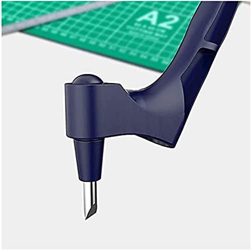 JVBL занаетчиска алатка за сечење занаетчиски сечење кифла со 360 ° челик ротирачки сечила за безбедност на секач за хартија, додатоци
