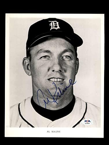 Al Kaline PSA DNA COA потпиша 8x10 Photo Tigers Autograph 7 - Автограмирани фотографии од MLB