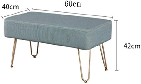 FZZDP спална соба во креветот крај столче, столче за промена на чевли, едноставна клупа за набавка, сина софа столица