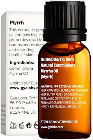 Австралиски есенцијални масла од сандалово дрво за дифузер и масло MyRRH за сет на кожата - чисто терапевтско одделение за есенцијални