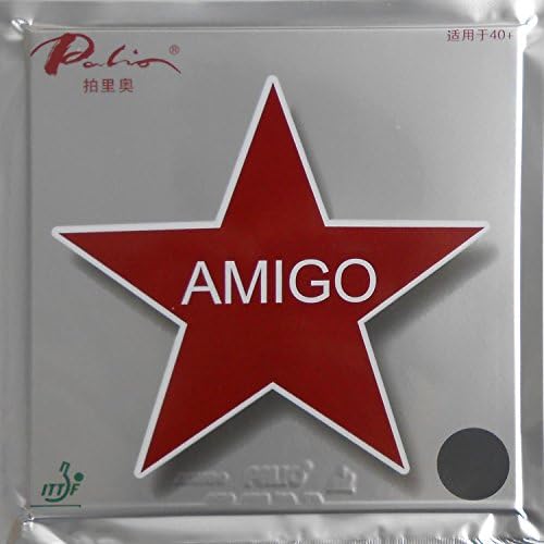 Palio amigo 40+ Tacky Pips во гумен лист со тениски маса со GL сунѓер