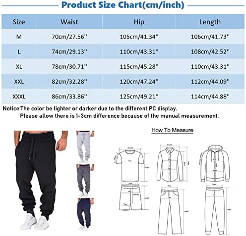 Менс атлетски џемпери, обични широки панталони со влечење на половината со панталони за џебови