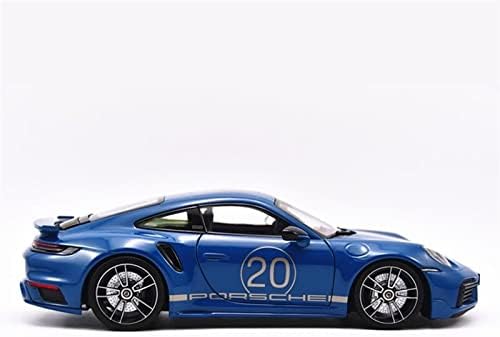 Возила на модели на скала Apliqe за Porsche 911 Turbo S 20 -годишнина од реална легура на легури со легура модел 1:18 модел возила