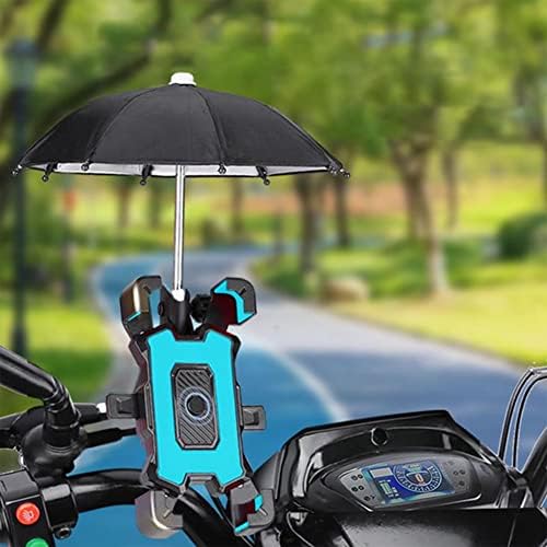 Држач За Мобилен Телефон За Мотоцикли Сеопфатен Прилагодлив Држач за Мобилен Телефон Со Додатоци За Мини Чадор За Заштита Од