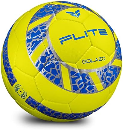 Flite Sports Golazo натпревар со квалитет на фудбалска топка, достапна во големина 4 и големина 5, издржлив за употреба на трева