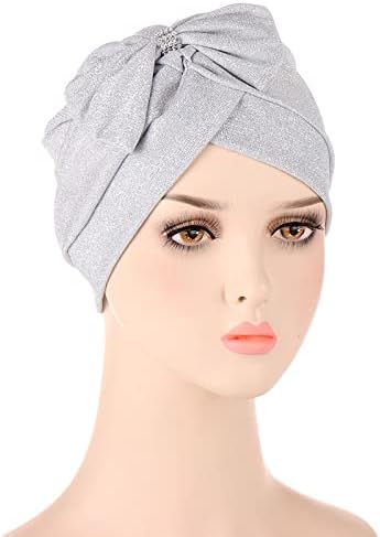 Womenените муслимански турбан хет -капаче за коса, шамија на главата, обвивка за капакот на бејзбол капа