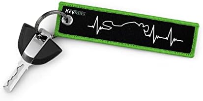 Клучни за клучници за клучеви, ознака за клуч за квалитет на премиум за мотор, автомобил, скутер, АТВ, UTV [SportBike - чукање на срцето]