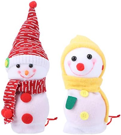 ABOOFAN 2 парчиња Божиќни Торби За Влечење Торба За Подароци За Снешко Торба За Бонбони За Божиќна Празнична Забава Добрата Торба За