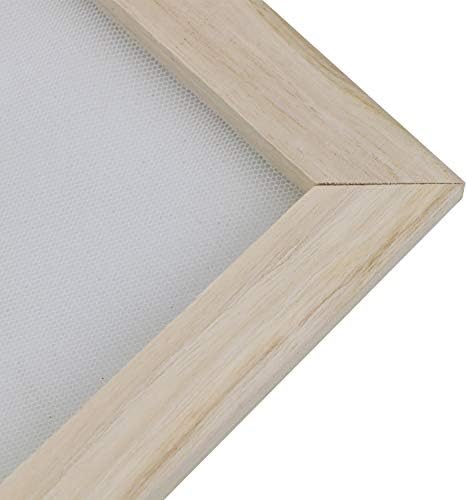 Јекспрес 4 пакет дрвена хартија за правење калап рамка, рамка за печатење на екран за занает за занаетчиски хартија, 2 големина