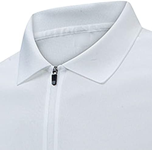 Машки мраз патент за дишење деловна поло, лапел, основни маички со маички, обични цврсти тренинзи за спортски голф врвови