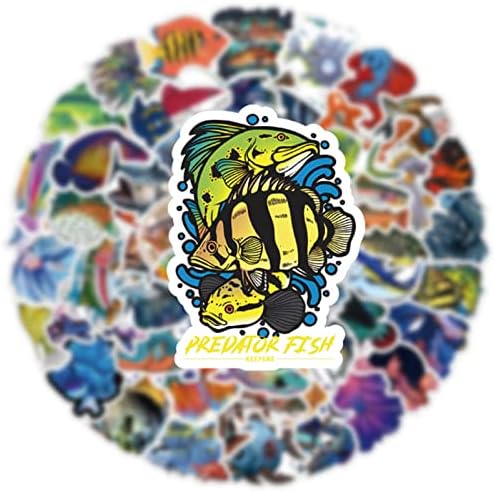 62 парчиња Морска Риба Налепници За Животни Подуени Налепници Од Океанска Пена Слатки Налепници За Животинска Риба Цртан Филм Морски Океански