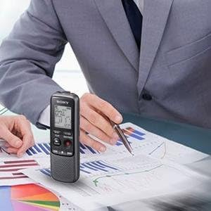 Sony 4GB PX Серија MP3 Дигитален Глас Ic Рекордер Со Вграден Стерео Микрофон