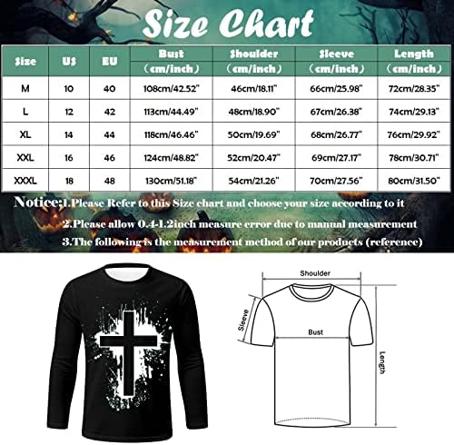 2022 година за Ноќта на вештерките за Ноќта на вештерките Крст на вештерките крст со кошули со маички со долги ракави на врвовите