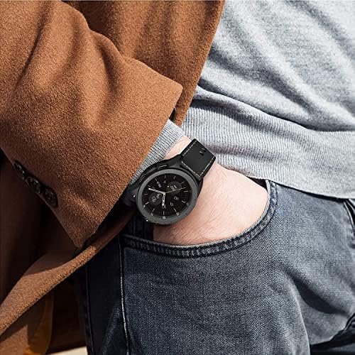 HEPSUN компатибилен со Samsung Galaxy Watch 5/Watch 4 40mm 44mm опсег/класичен 42мм/Samsung Galaxy Watch 42mm/Gear S2 Classic/Watch 3 41mm