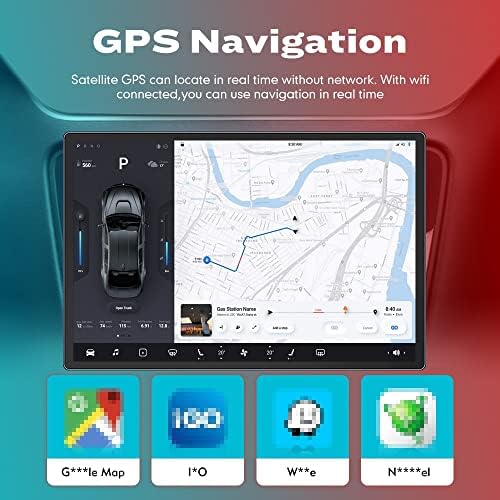 WOSTOKE 13.1 Андроид Радио CarPlay &засилувач; Андроид Авто Авторадио Автомобил Навигација Стерео Мултимедијални Плеер GPS Екран НА Допир RDS