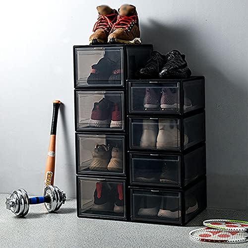 Чевли за складирање кутија женски машки чевли за складирање кутија пластична преклопна контејнер за чевли за чевли чиста плакарот