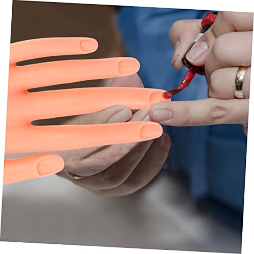 Fomiyes 100pcs маникир практика протетична рака маникин нокти постави алатка за нокти практики рачни лажни совети за нокти Притиснете